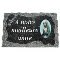Plaque Cimetiere A Notre Meilleure Amie 9x14