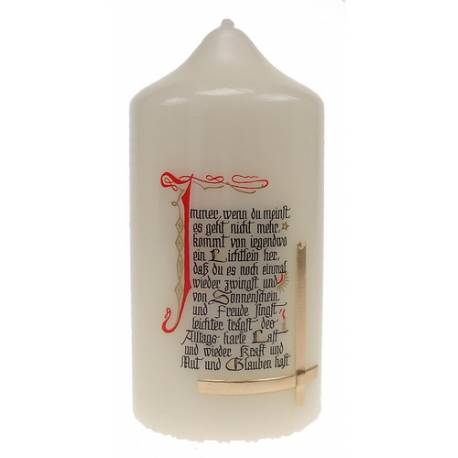 Bougie - 120 X 60 mm - Immer ...