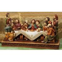 Statue 23 X 9 cm - Dernière Cène - Ht 13 cm