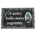 Plaque Cimetiere A Notre Belle-Mere Regrettee 9x14