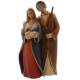 Houtsnijwerk H Familie 14 Cm Blauw-Wit 