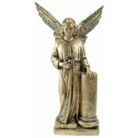 Ange - 40 cm - "marbre" finition bronze