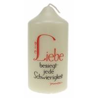Bougie - 120 X 60 mm - Liebe Besiegt ...