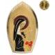 Pin H Rita - 20 X 12 mm - Metaal Verguld 