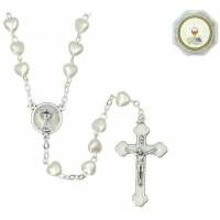Rozenkrans / Communie / Wit + Doosje 