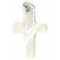 Croix Nacre 25 mm
