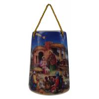 Kerstdecoratie - 8 cm - Terra cotta 