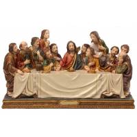 Beeld 38 x 13 cm - Laatste Avondmaal - H 21 cm 