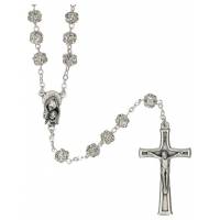 Chapelet Strass Argenté + Ecrin