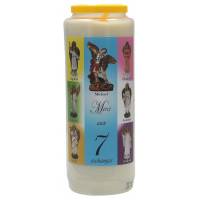 Neuvaine / blanc / 7 Archanges + Texte FR