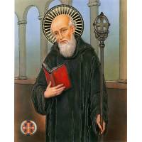 Poster 20 X 25 Cm St Benoit "or"