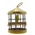 Napolitaanse Santon 08 Cm Ronde Vogelkooi Met Vogel 2X2x3.5Cm 