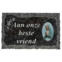 Grafplaat 9X14cm Aan Onze Beste Vriend 