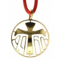 Medaille Zilver Tau Verguld 