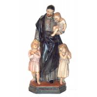 H Vincentius van Paolo - 45 cm - Franse steen 