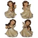 Ange musicien - 5 cm - 4 / set - 24 / bte