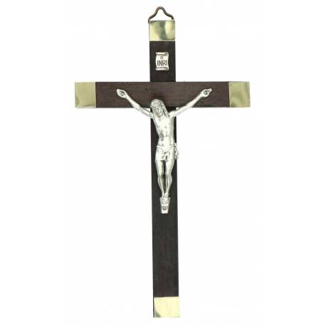 Kruisbeeld - 17 cm - Hout 