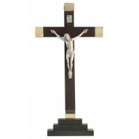 Croix sur Base - 19 X 6.5 cm - Bois