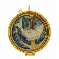 Pixis Verguld Diam 55 mm - Vis - Email multicolor 