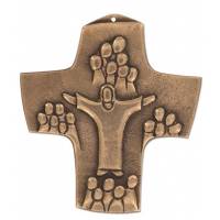 Croix Murale Bronze 9.5 X 10.5