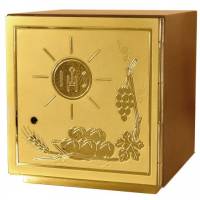 Tabernacle 20x20 Cm P 20 Cm Revetement Bois