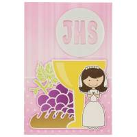 Carte Double Communion - 10X15cm + Enveloppe