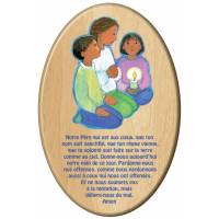 Kader Hout Ovaal 10 X 15 Cm Notre Pere 