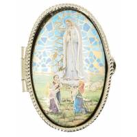 Pillendoosje - O.L.V. Fatima - Mozaiek - Ov52x36 mm 