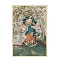Kader hout 10 X H15 cm Maria die de knopen ontwart 
