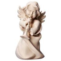 Houtsnijwerk Engel Met Trombone 7.5 Cm / Natuur + Doos 