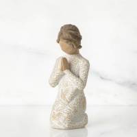 Willow Tree beeldjes : Meisje Biddend 10 Cm - Prayer of peace 
