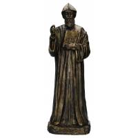 Statue 40 Cm St Charbel Finition Bronze