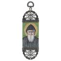 Geweven ikoon - 5 X 17 cm - H Charbel 