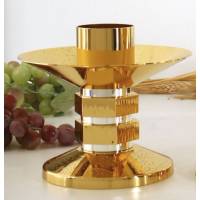 Bougeoir H 13 Cm Diam Bougie 5 Cm Bi-Couleur