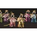 Ange 5 cm - Verre / Couleurs assort. - 6 / Set