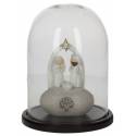 Nativité moderne dans un globe de 20cm