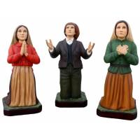 Statue des 3 voyants (enfants) de Fatima en résine 85 cm pour statue de 180 cm