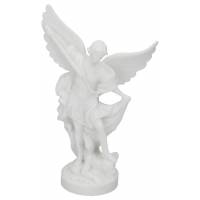 Statue 17 cm - Albâtre - St Michel
