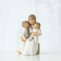 Willow Tree beeldjes : Moeder Met 2 Kinderen 13.5 Cm - Quietly 