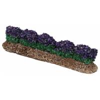 Décor pour santons de Provence Rangée de 5 lavandes L 13 cm