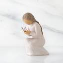 Willow Tree beeldjes : Meisje Met vlinder 9.5 cm - Quiet wonder 