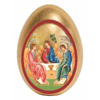 Oeuf avec support Trinité de 7.5 cm (15 cm avec le support)
