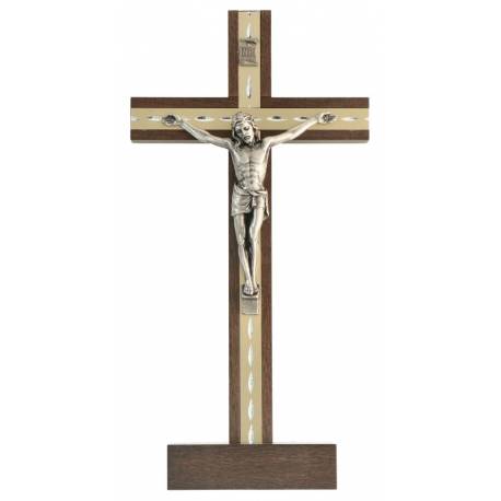 Croix sur base 22 X 8 cm Bois
