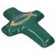 Croix Ceramique 11 X 8.5 Cm Vert prasin