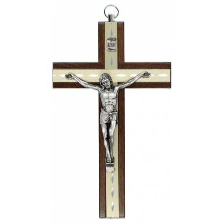 Croix murale 15 cm Bois