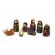 Personnages de crèche de Noël - 9 figurines 9 cm