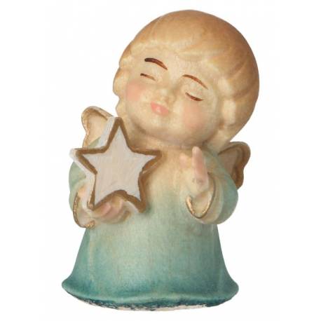 Ange avec étoile - 4 cm couleur