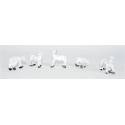 Set de 5 moutons - Max 4 cm