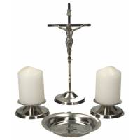 Set pour autel particulier en acier inoxydable