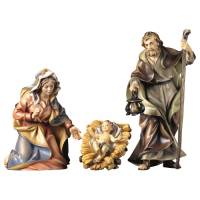 Houtsnijwerk H Familie 8 Cm / Gekleurd 